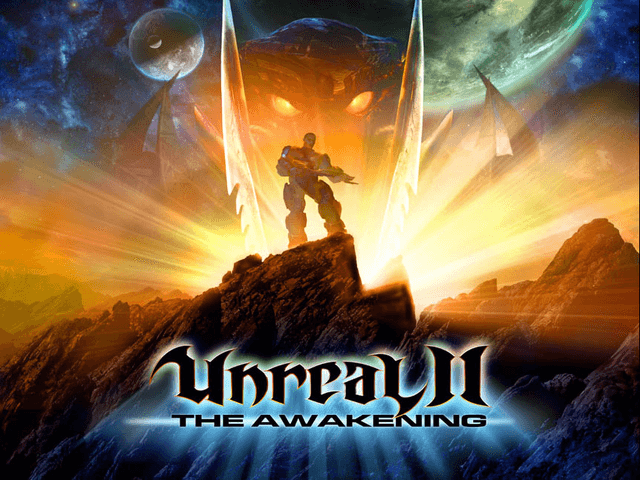 Unreal II The Awakening title screen for Xbox